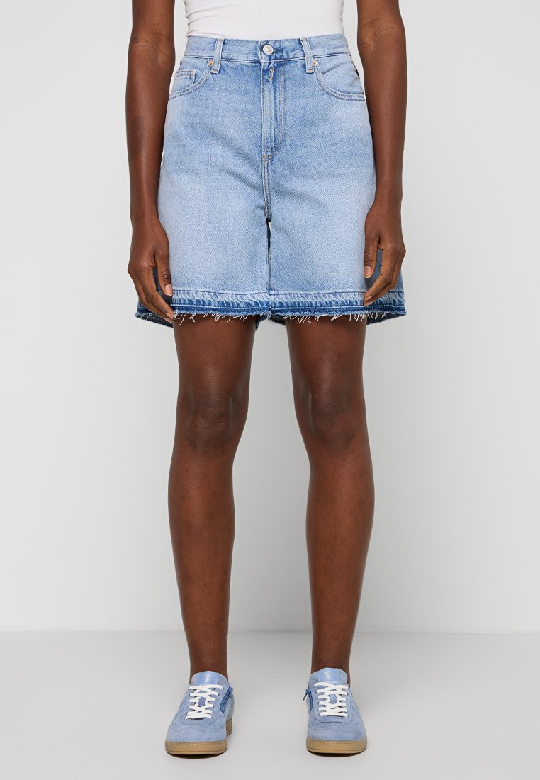 Replay Jeansshort lichtblauw