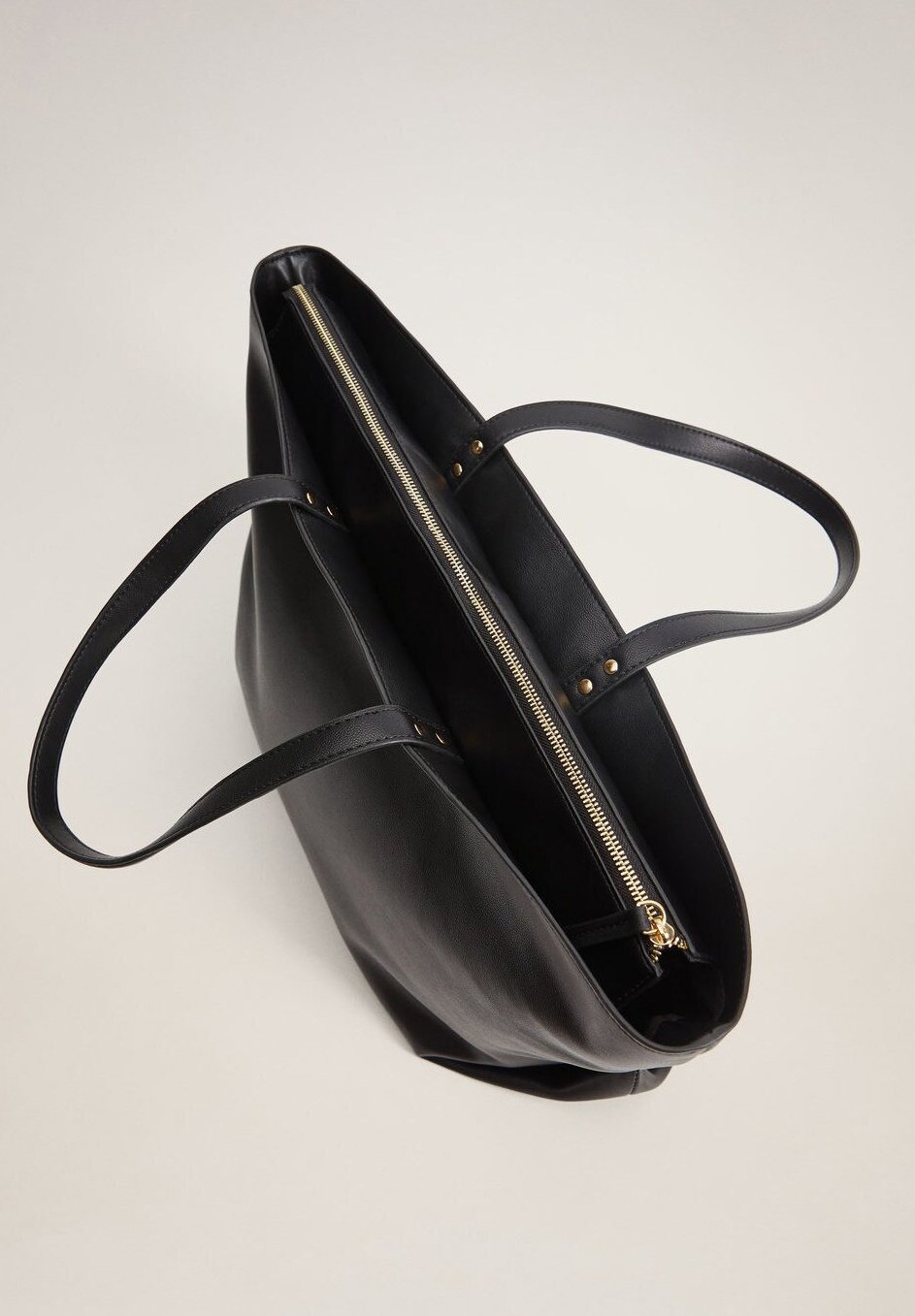 black tote bag mango