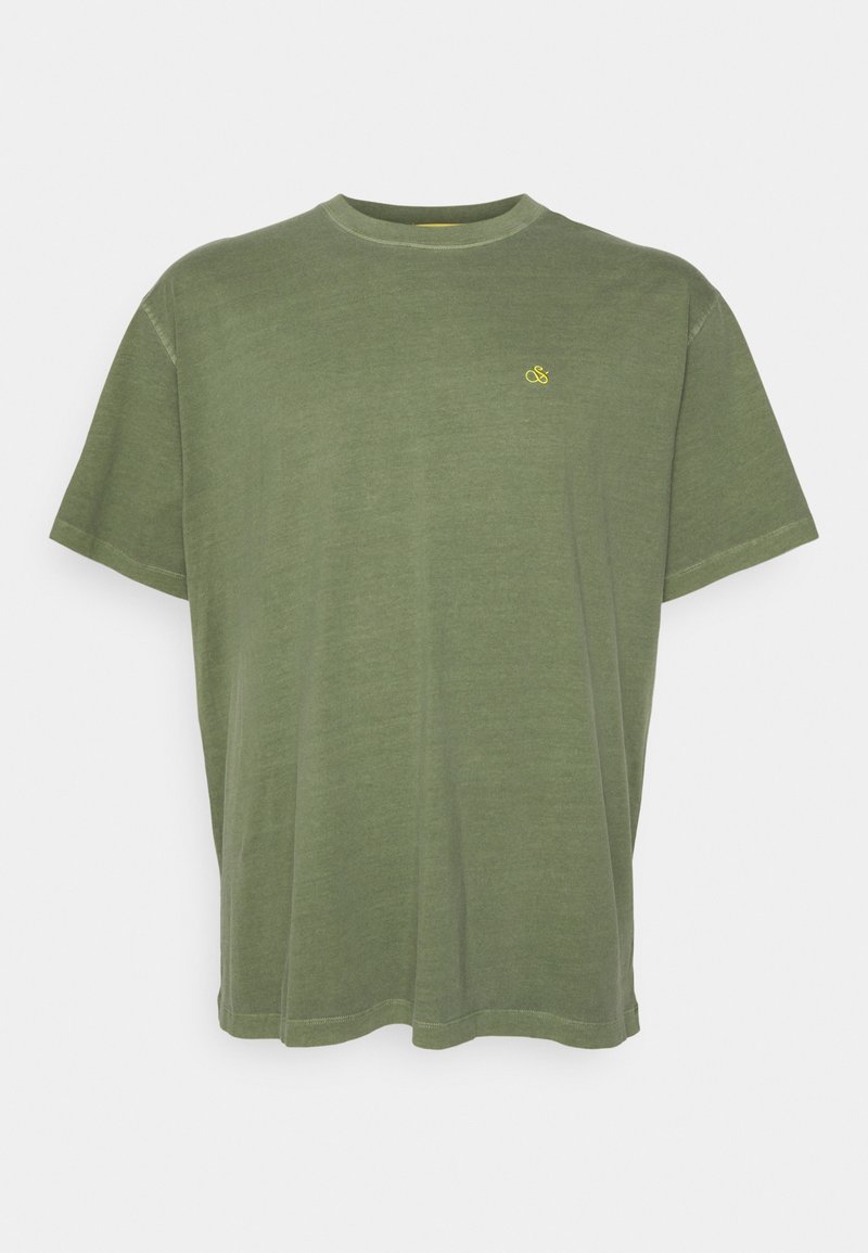 Felpa Uomo Scotch & Soda – Girocollo Structured Crewneck, Tinta Unita, Vestibilità Regolare