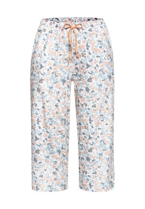 CAPRI - Pyjama bottoms - orange-graublau-gepunktet