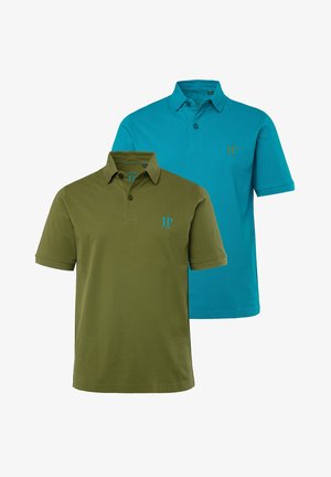 JP1880, 2ER-PACK REGULAR FIT - Poloshirts - cactus