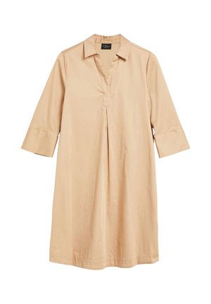 s.Oliver BLACK LABEL, KLEID - Blusenkleid - sandstein