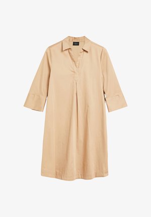 s.Oliver BLACK LABEL, KLEID - Blusenkleid - sandstein