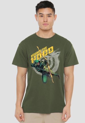 Cotton Soul, ARROW BEWARE - T-Shirt print - green