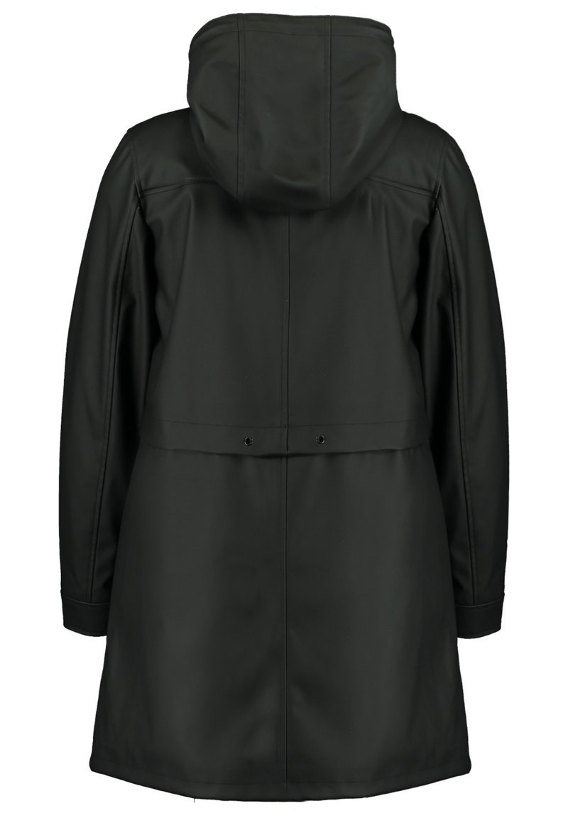 Damen Parkas | MS Mode Regenjacke / wasserabweisende Jacke black/schwarz - PE14201 Damen Parkas | MS Mode Regenjacke / wasserabweisende Jacke black/schwarz - PE14201