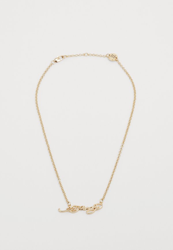 SCROLL LOGO CARRIE ROLO CHAIN NECKLACE UNISEX - Necklace4