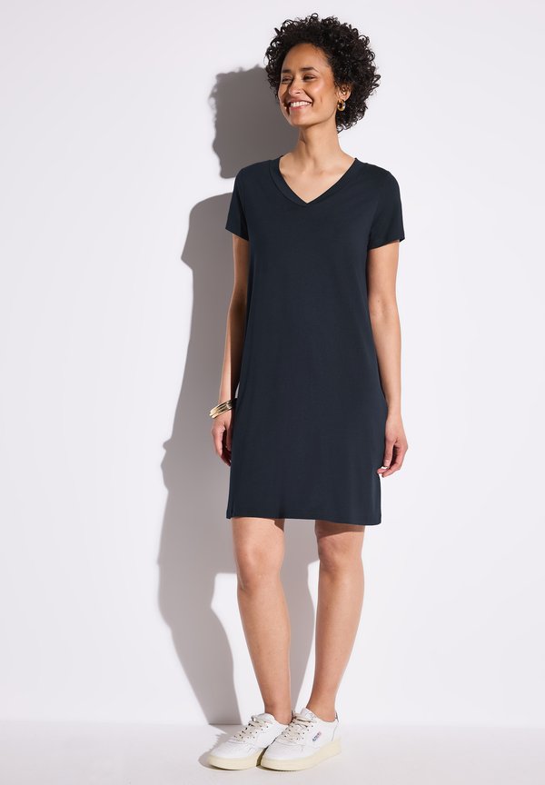 IN UNIFARBE - Jerseykleid - blau