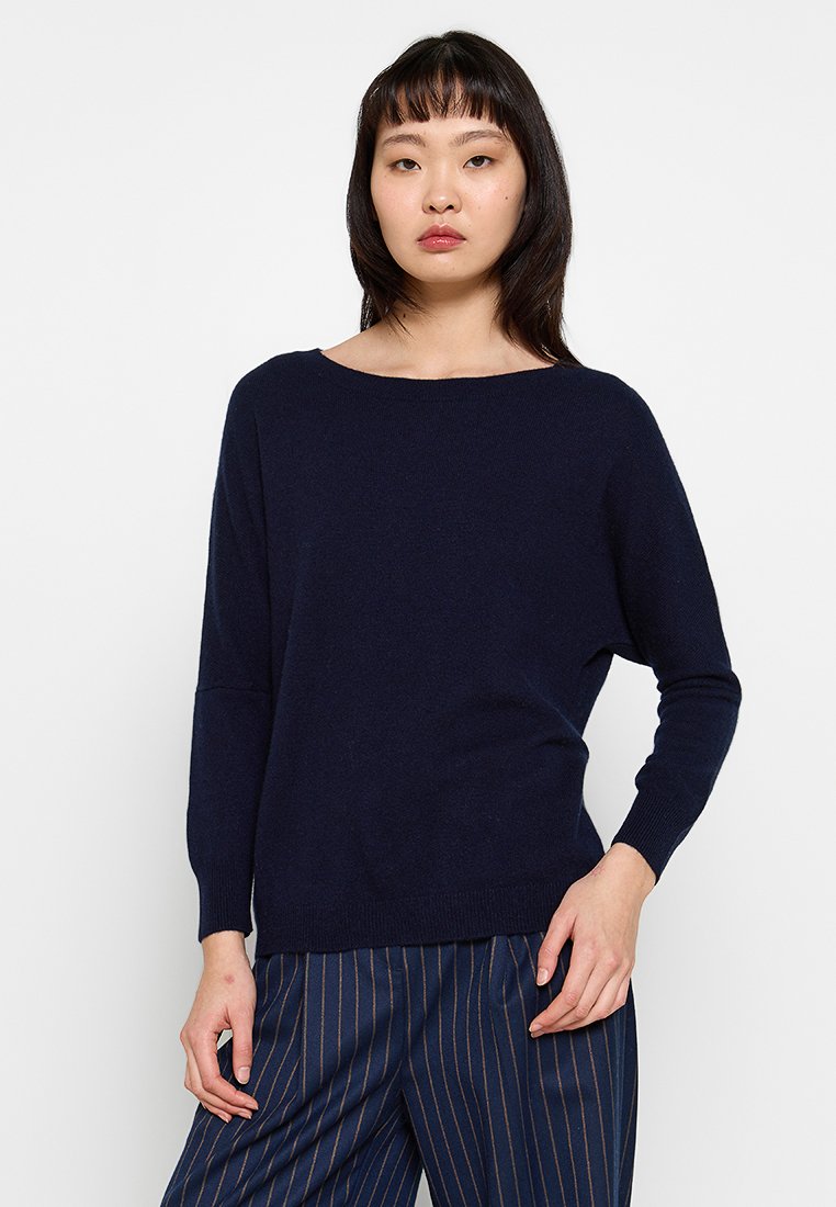 Authentic Cashmere Trui donkerblauw Authentic Cashmere Trui donkerblauw