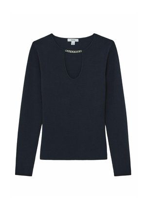 Striktrøje - navy