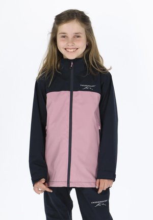 BODÖ RAIN - Regenjacke / wasserabweisende Jacke - navy dusty pink