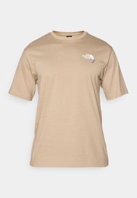 The North Face EXPLORE CARABINER RELAXED TEE UNISEX - T-shirt imprimé - mushroom grey