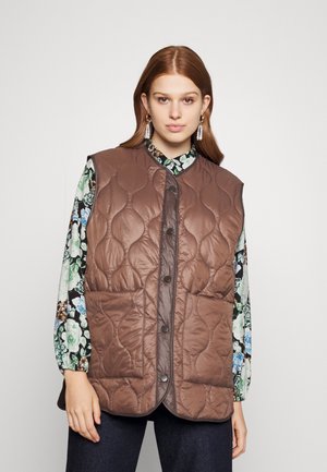 Monki Vest - brown