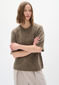 InWear HARRIET - Pamata T-krekls - sandy grey melange