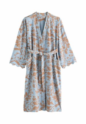 Bademantel - blue  brown lloyd print