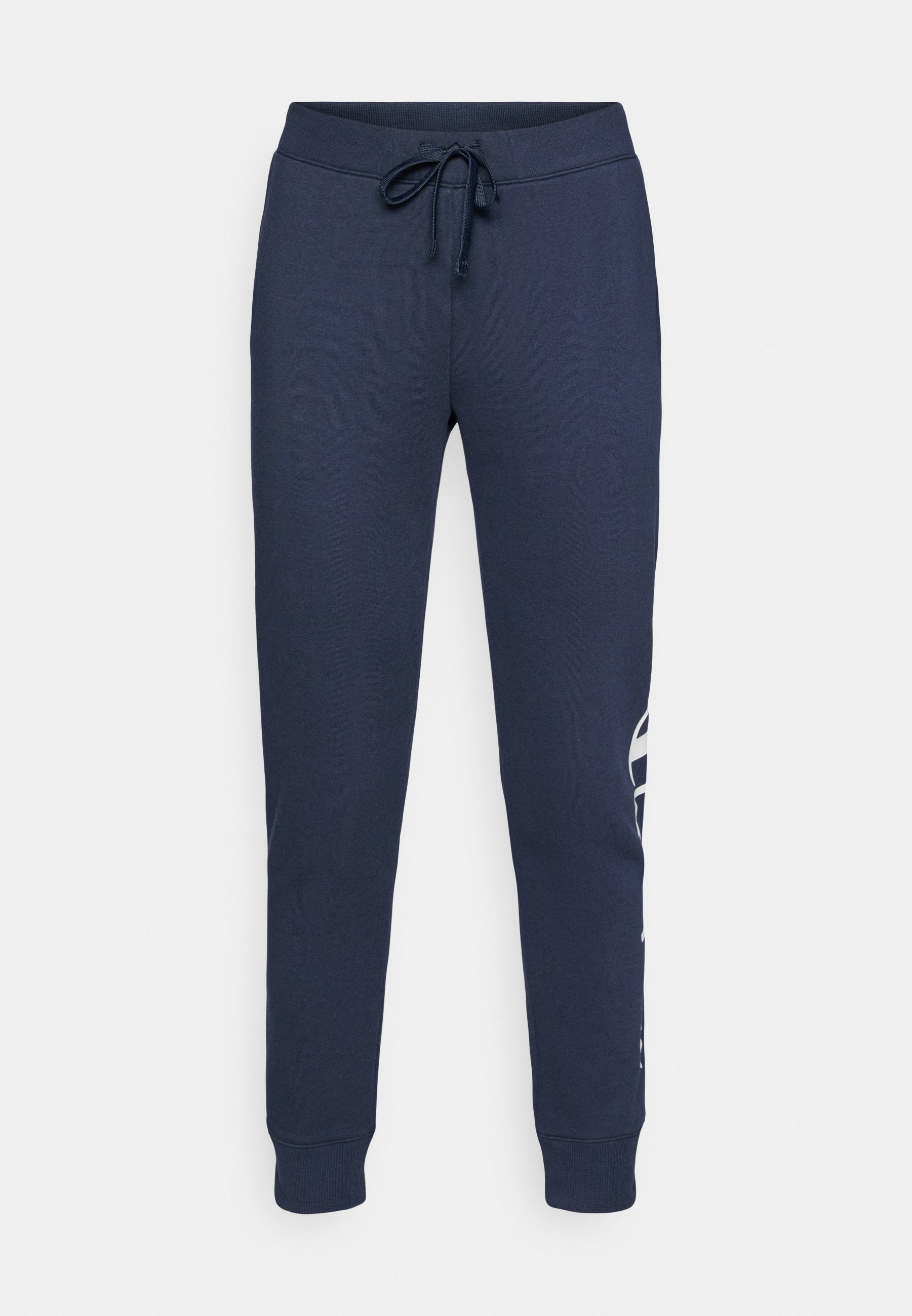 Champion BASICS CUFF PANTS LARGE LOGO - Teplákové kalhoty - navy grey