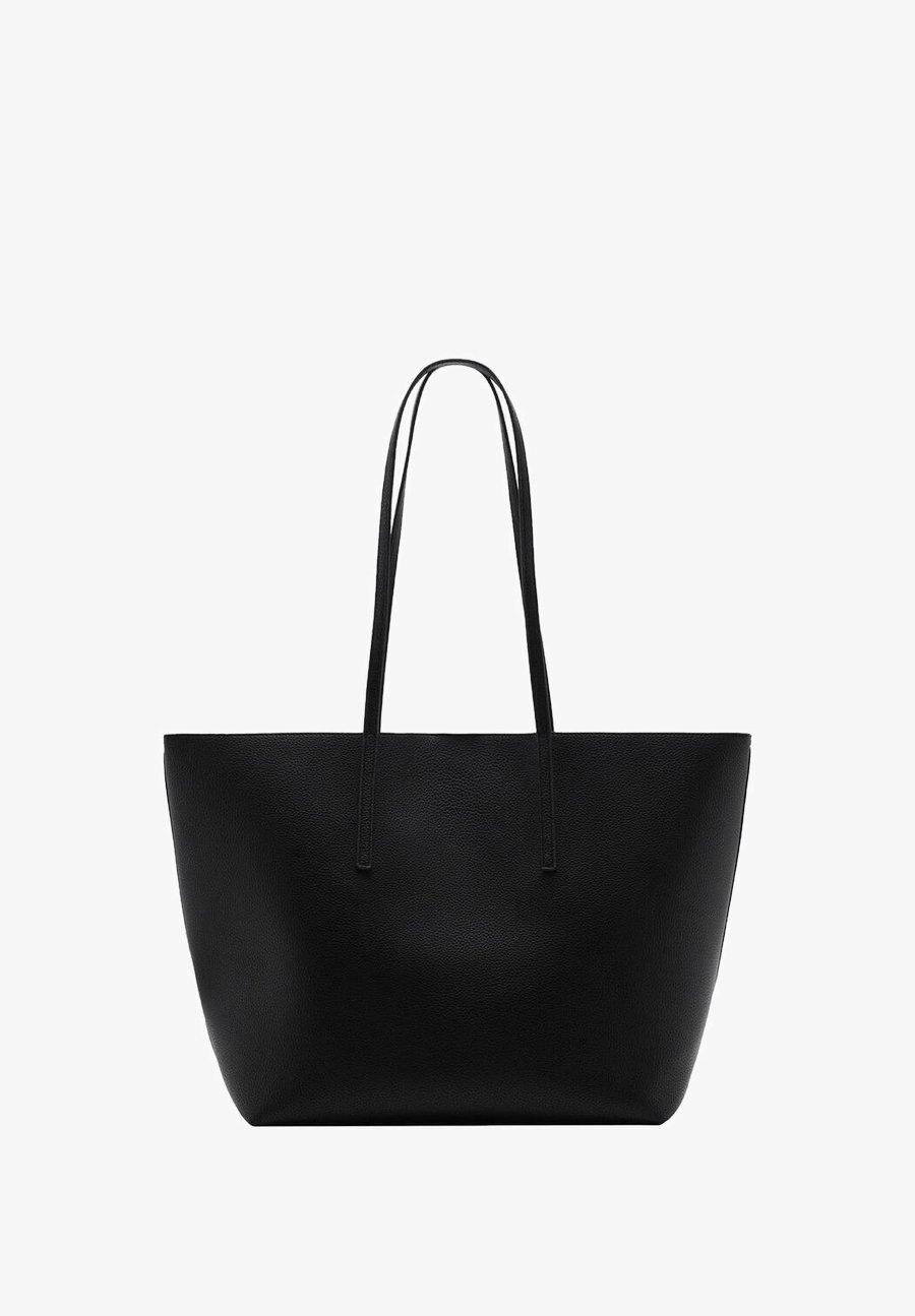 Damen Handtasche Schwarz Handtasche Reserved Mango Shopping Bag