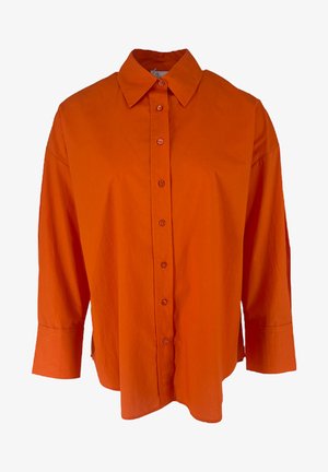 BRIGHT - Button-down blouse - bright marigold
