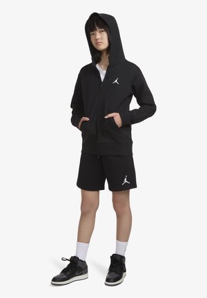 Jordan HOOP UNISEX - Cipzáras pulóver - black