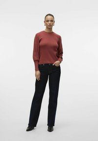 Vero Moda VMHOLLYPOINTELLE - Trui - marsala