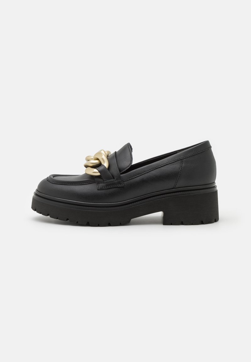 gabor black loafers
