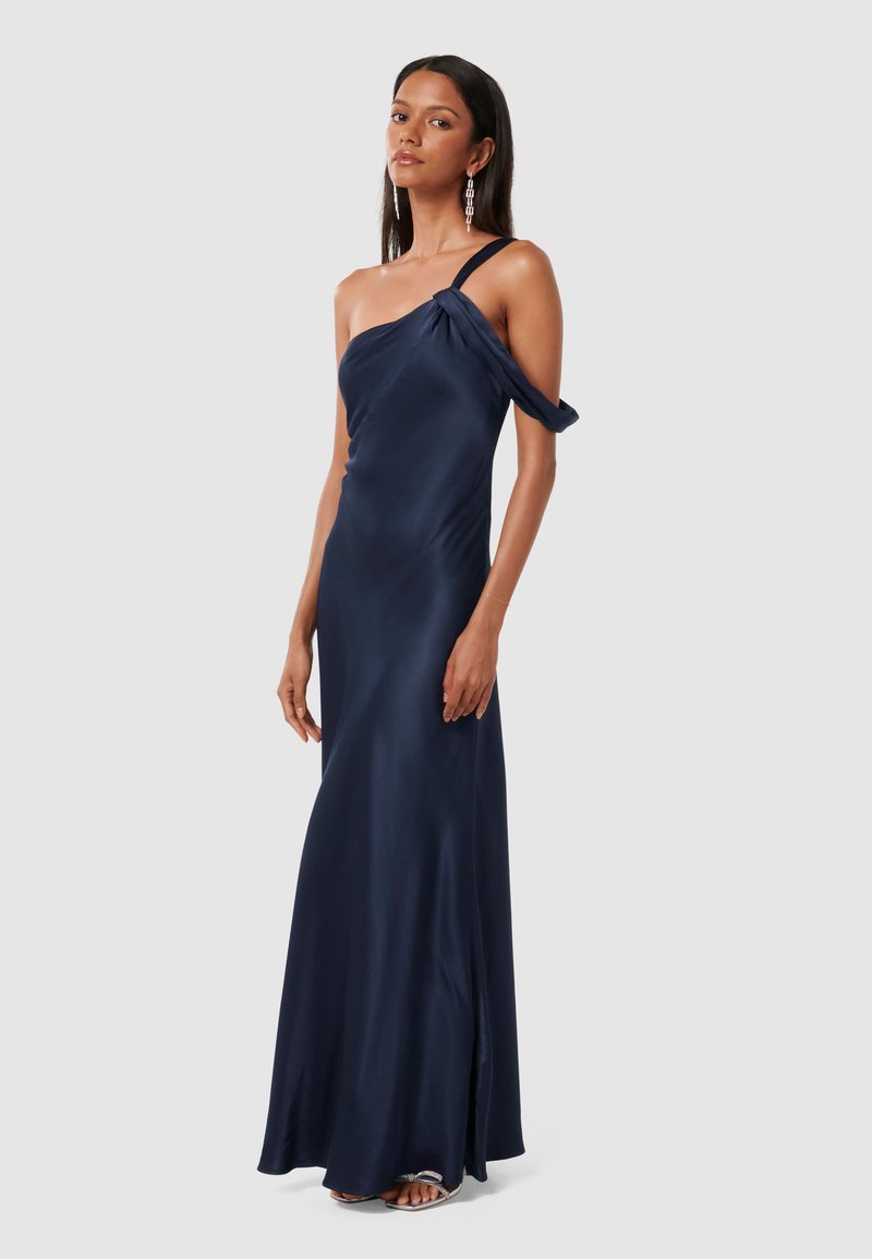 Forever New Petite YASMIN ONE SHOULDER - Maxi dress - navy/blue -  Zalando.co.uk