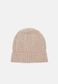Johnstons of Elgin - CABLE BEANIE - Beanie - oatmeal Thumbnail Image 1