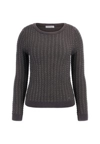 ZOPFPULLOVER - Pulover - braun
