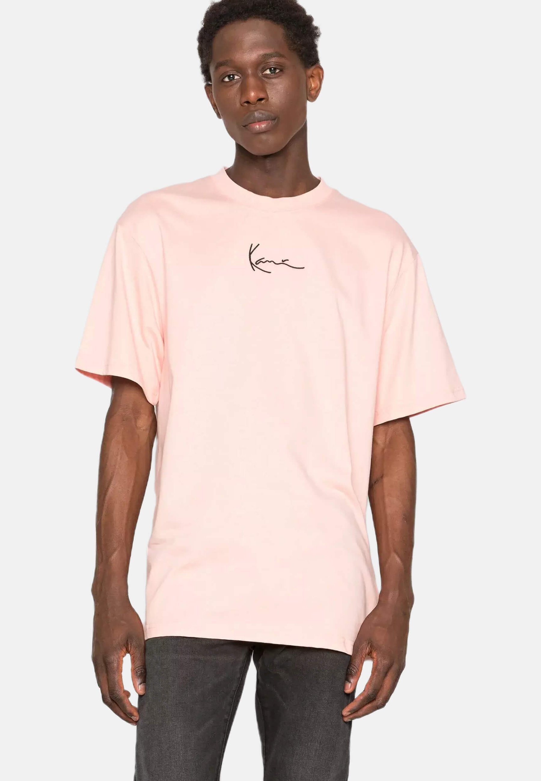 Karl Kani Camisa Karl Kani Camiseta Basic T-shirt Rosa/pink Zalando