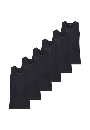 6 PACK - Maglietta intima - nero