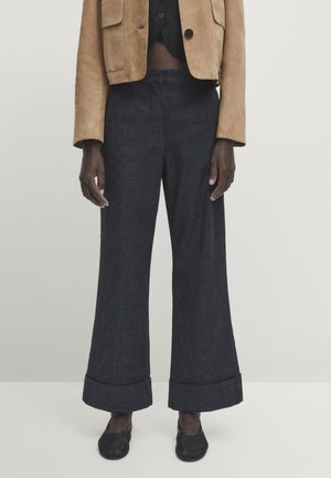 Flared Jeans - dark grey