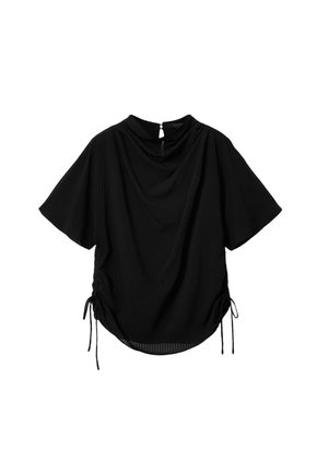 AllSaints, LESLIE CHECK TOP . - Bluse - black