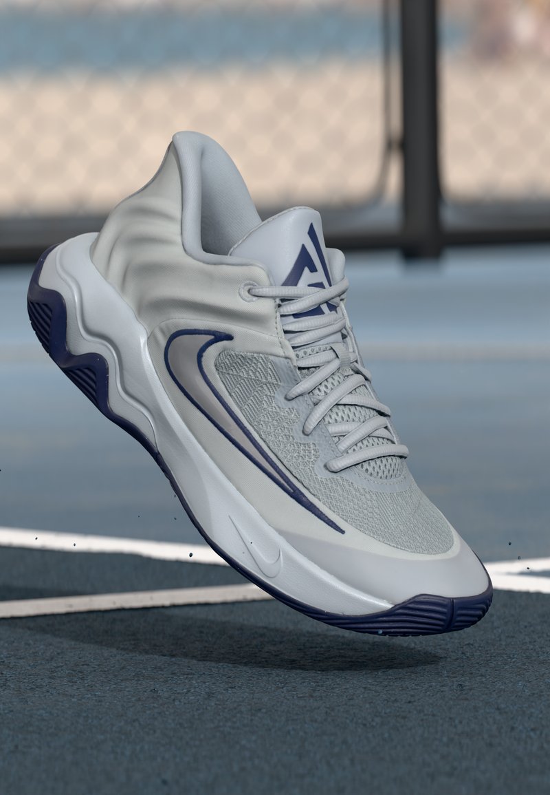 Nike Performance - GIANNIS IMMORTALITY 4 - Koripallokengät - wolf grey/metallic platinum/pure platinum, Suurenna