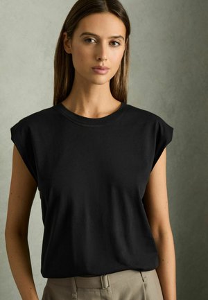REGULAR FIT - MORGAN SLEEVE - T-shirts basic - black