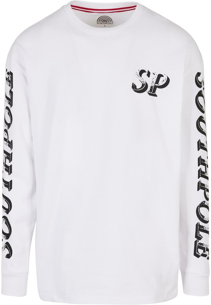 Southpole SCRIPT - Long sleeved top - white - Zalando.ie