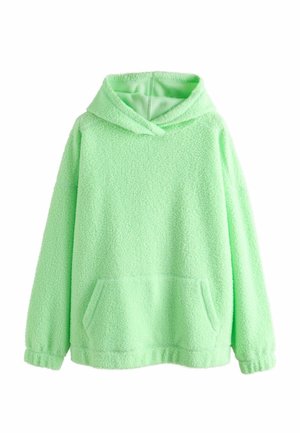 PETITE FIT - LONGSLEEVE HOODIE   - Pulover din fleece - lime green