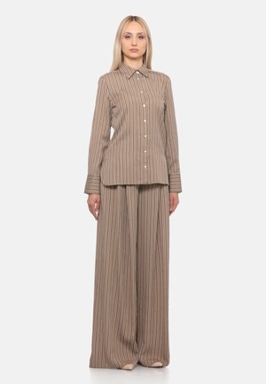Marella, CAMICIA CON MOTIVO A RIGHE - Camicia - marrone