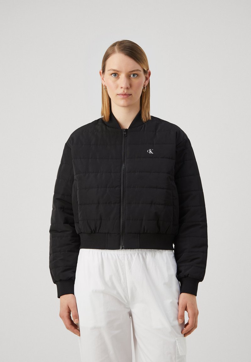 Calvin Klein Jeans QUILTED - Overgangsjakke - black