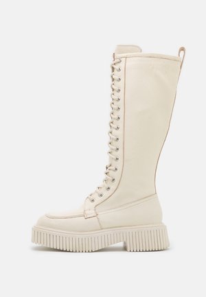 Stivali con plateau - off-white