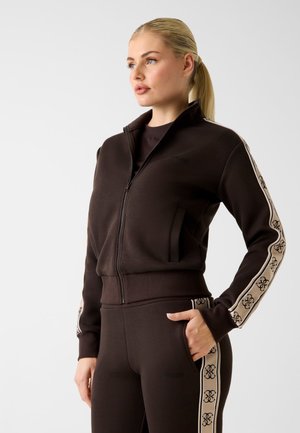 BRITNEY FULL - Sweat zippé - dunkelbraun