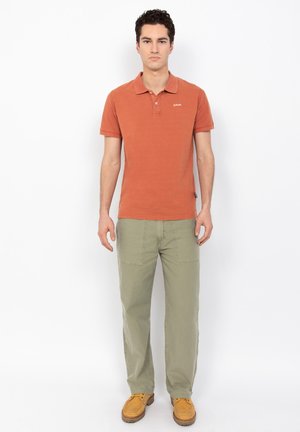 WASHED EFFECT - Poloshirts - rouille