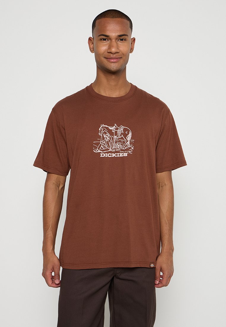 Dickies T-shirt print bruin Dickies T-shirt print bruin