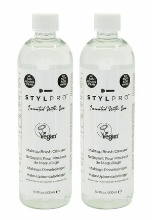 BRUSH CLEANSER AND CONDITIONER, 2X PACK. - Make-up-Accessoires - transparant