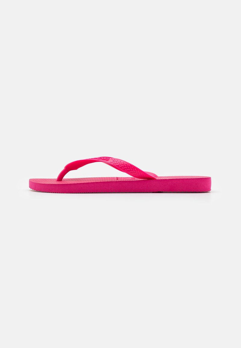 Havaianas TOP UNISEX - T veida siksniņu sandales - pink electric