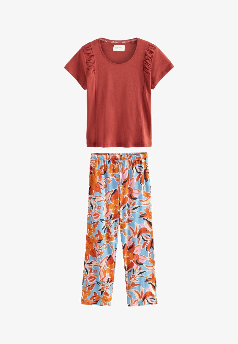 Next RUCHED - REGULAR FIT SET - Pigiama - blue floral