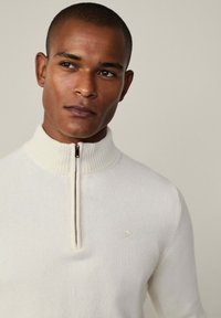 Hackett London HZIP - Strickpullover - off white