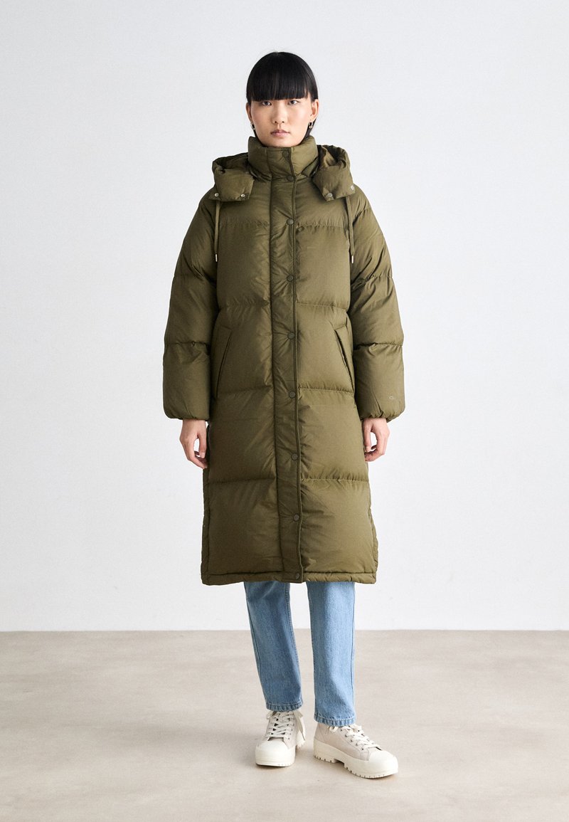 GANT FULL LENGTH COAT - Dunfrakker - dark cactus