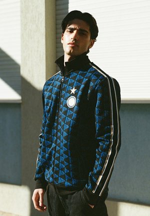 COPA Football, FC INTERNAZIONALE ALL OVER PATTERN JACKET - Sweater met rits - black - blue