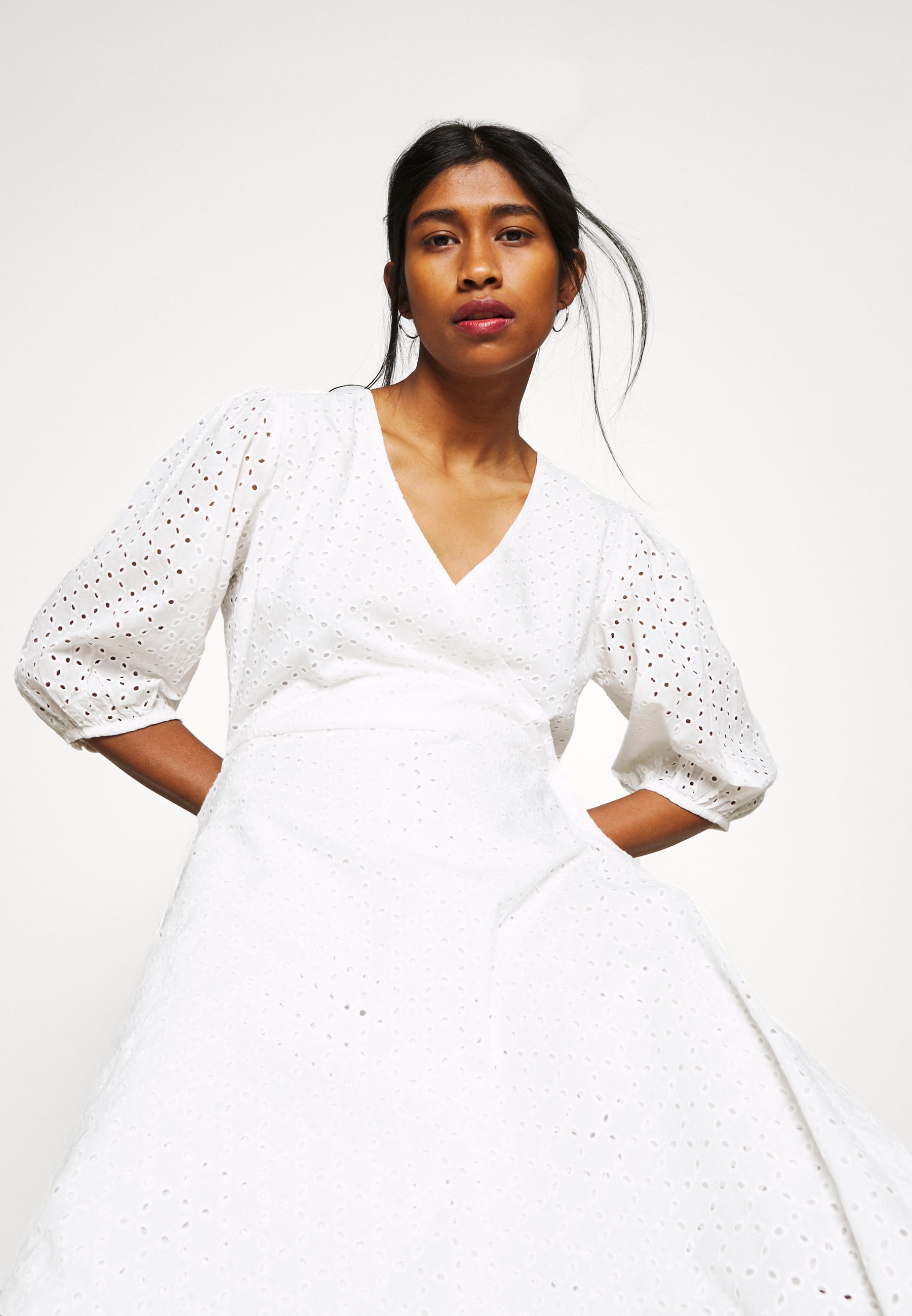 Pepe Jeans NEILA - Day dress - mousse/white - Zalando.co.uk
