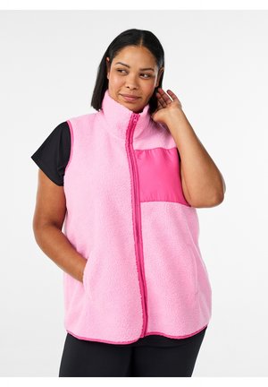 Active by Zizzi MIT REISSVERSCHLUSS UND KONTRASTDETAILS - Vesta - bonbon