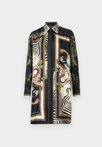 Roberto Cavalli DRESS - Vestido camiseiro - nero/multicolor